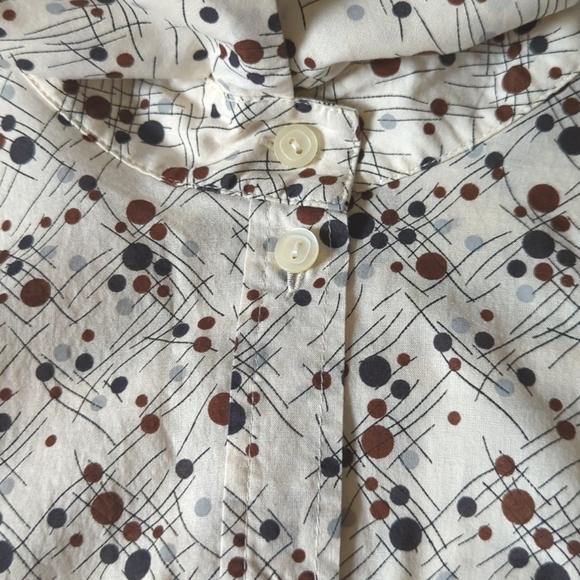Mexx Button Up French Cuff Patterned Shirt - Picture 6 of 7